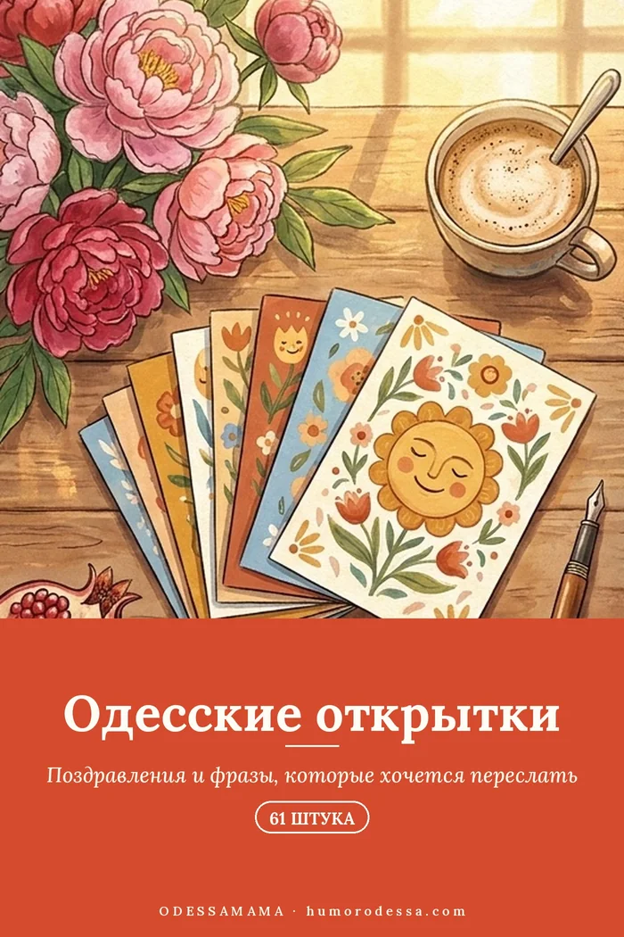 Одесские открытки: 61 картинка для мессенджеров
